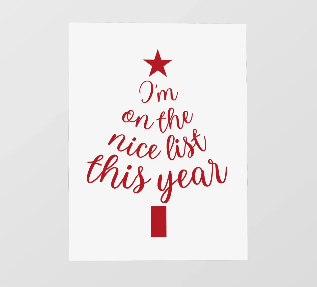The Nice List pellicola backlit da Dreamer10