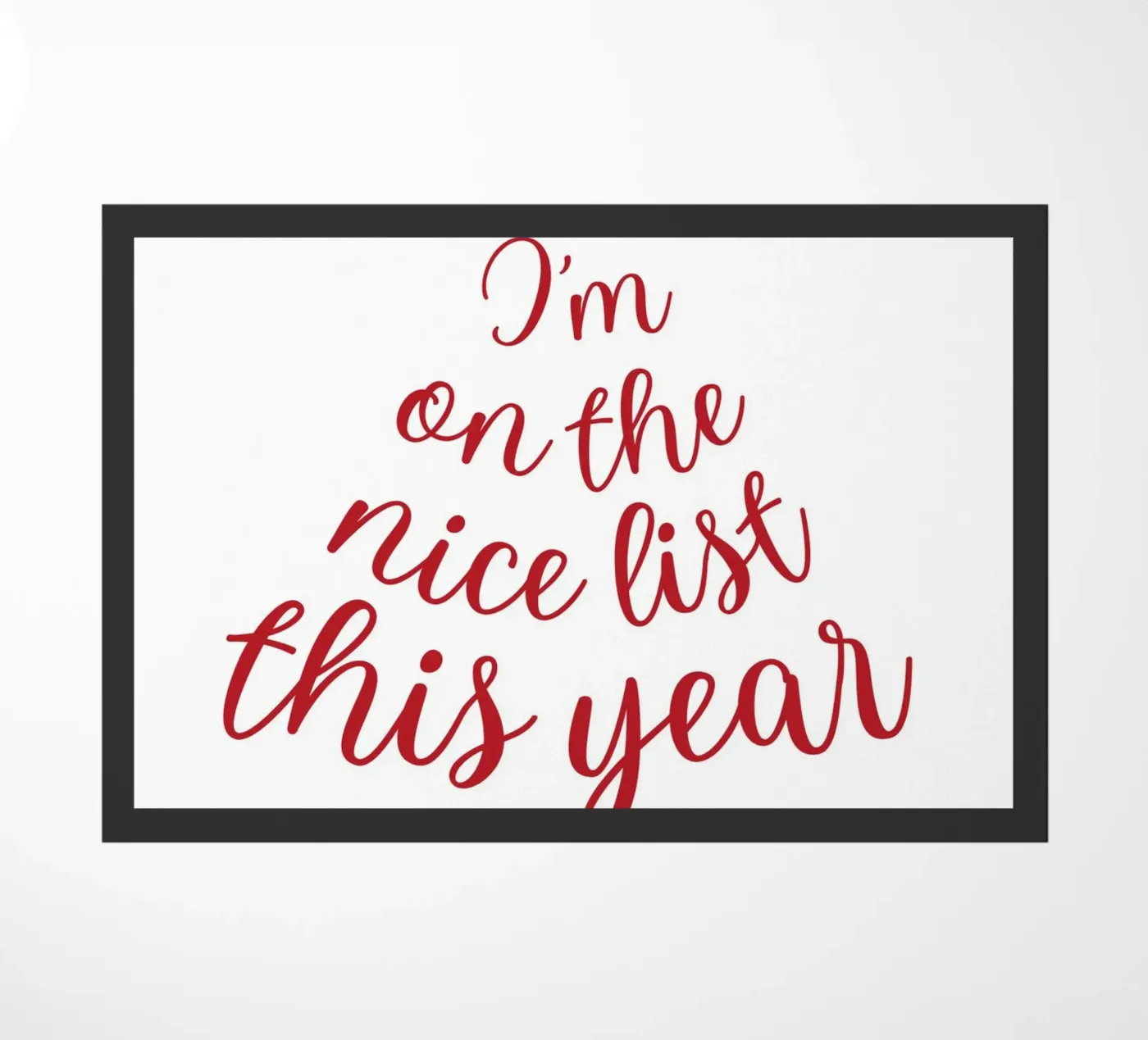 The Nice List doormat by Dreamer10