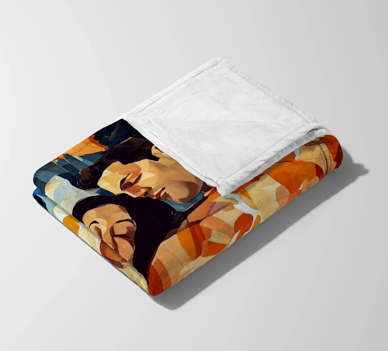 L'amore è nell'aria pittura digitale ad acquerello coperta in pile da Justyna Jaszke JBJart