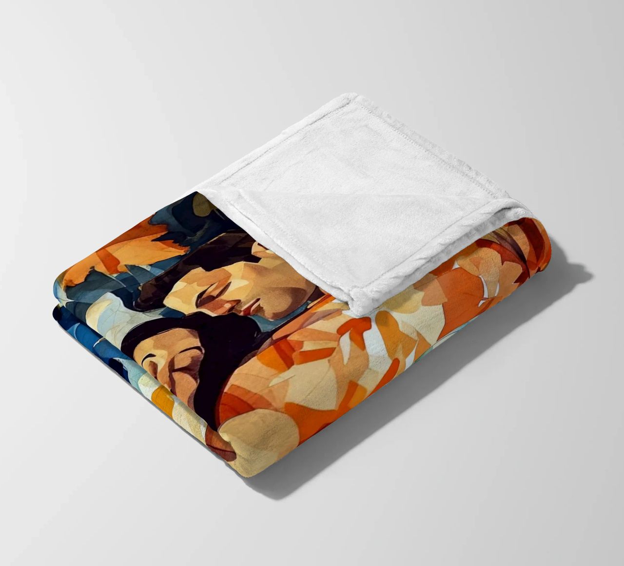 L'amore è nell'aria pittura digitale ad acquerello coperta in pile da Justyna Jaszke JBJart
