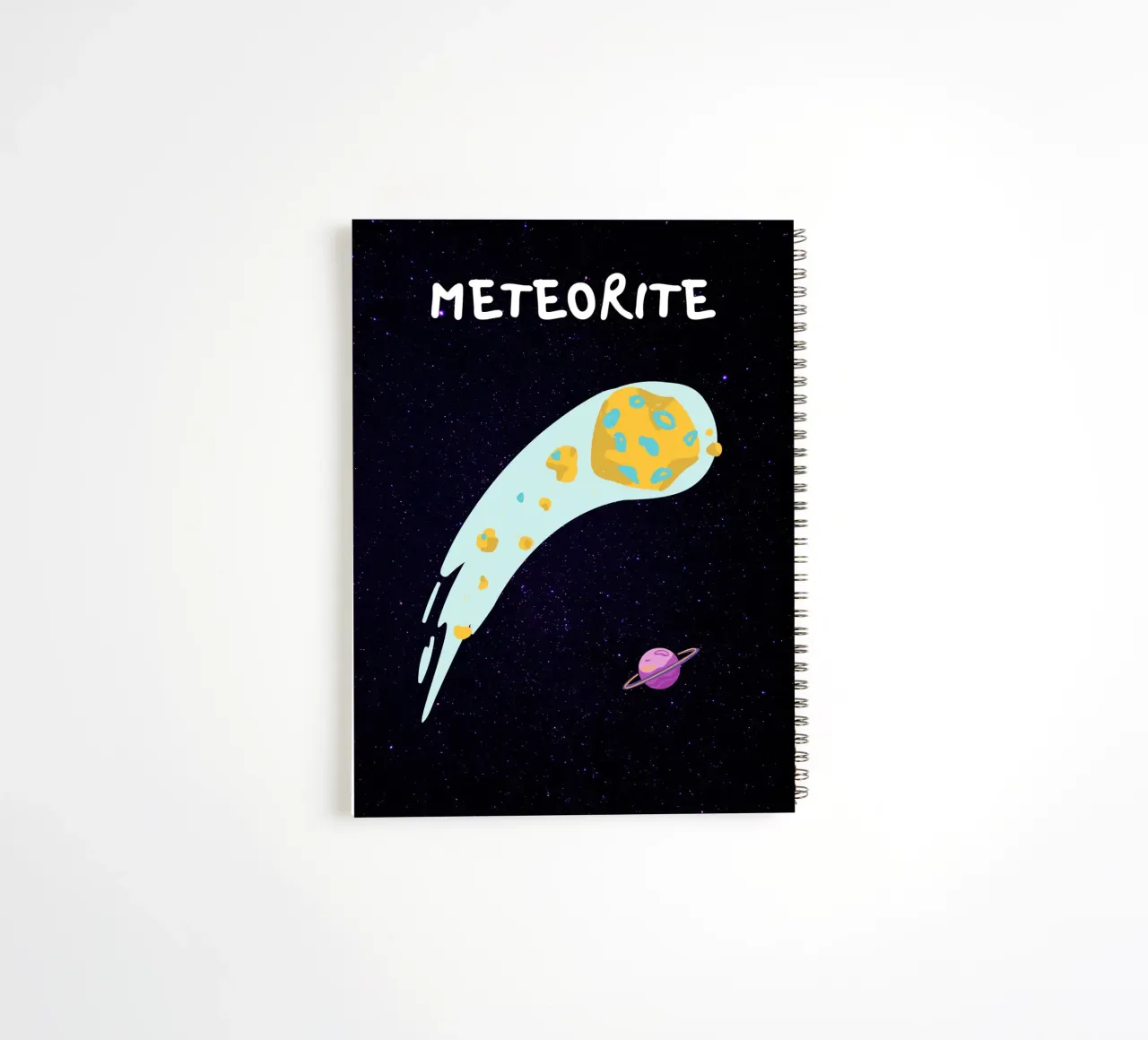 Meteorite spiral notebook by Dreamer10