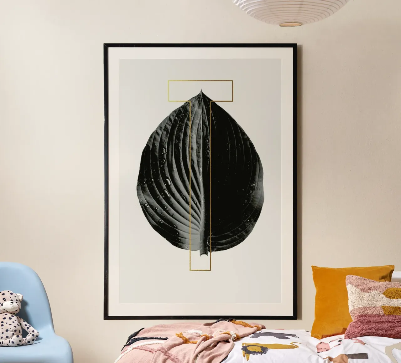 ABC Plants - T poster con telaio in alluminio da typealive