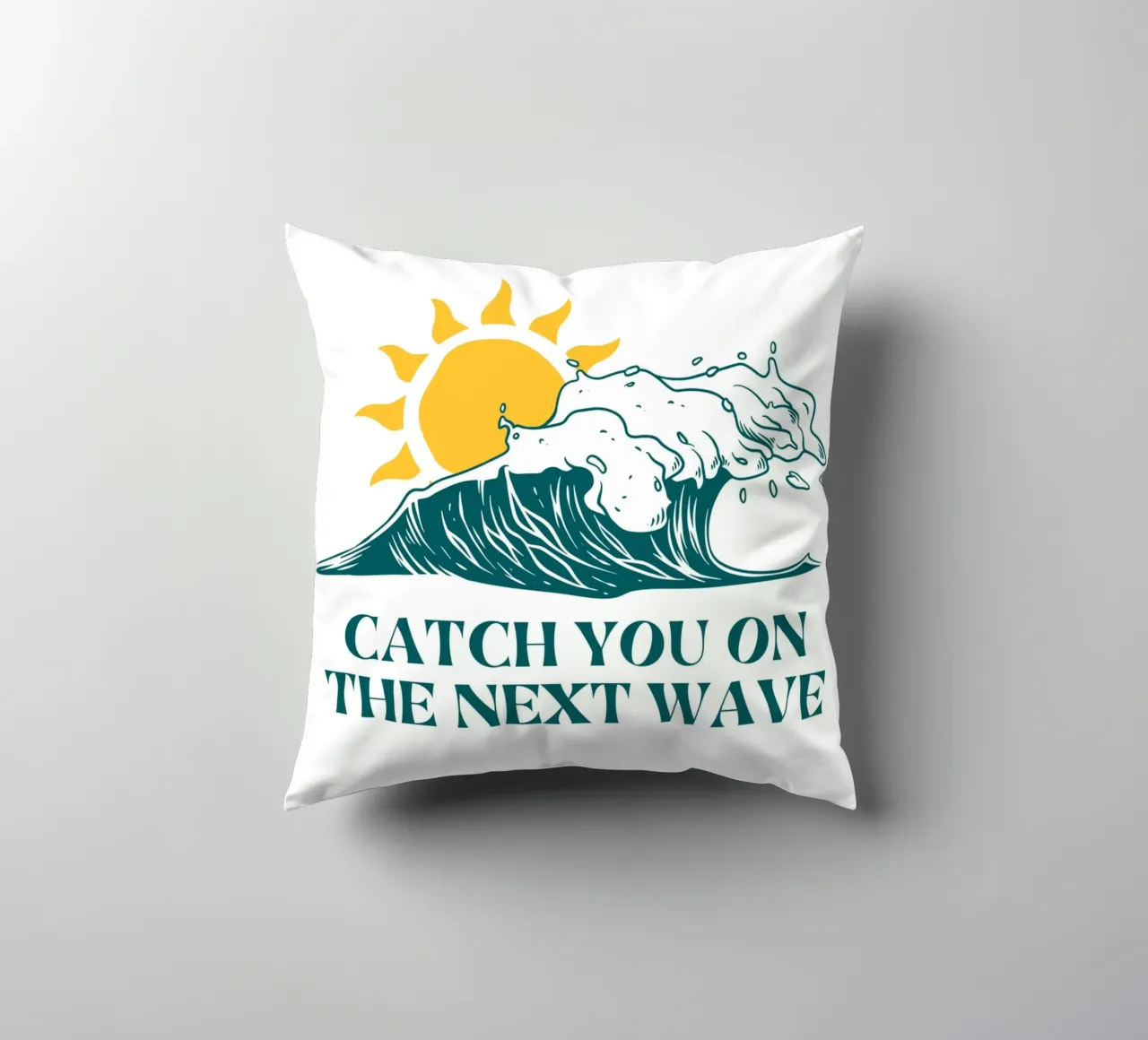 Catch You On The Next Wave cuscino da Dreamer10