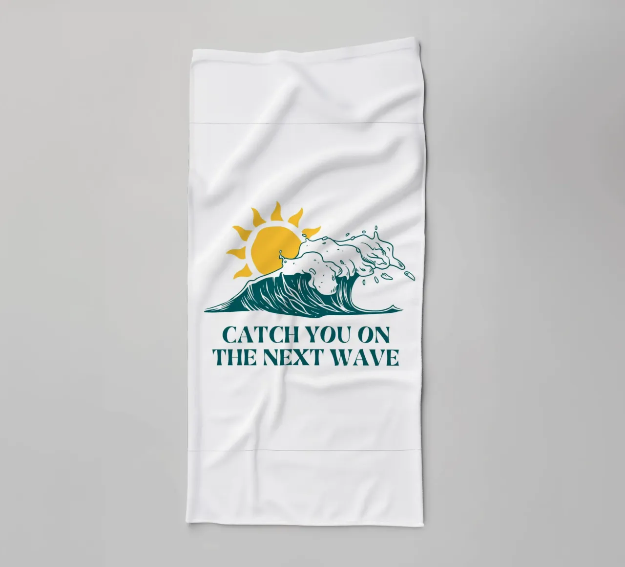 Catch You On The Next Wave asciugamano da bagno da Dreamer10