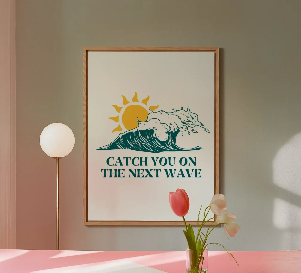 Catch You On The Next Wave alluminio dibond da Dreamer10