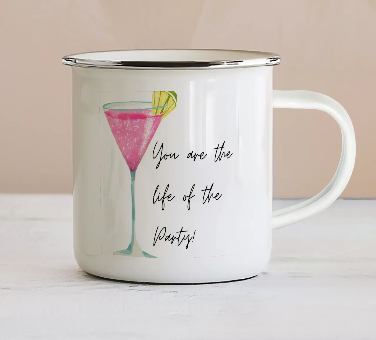 Life Of The Party tazza in smalto da Dreamer10