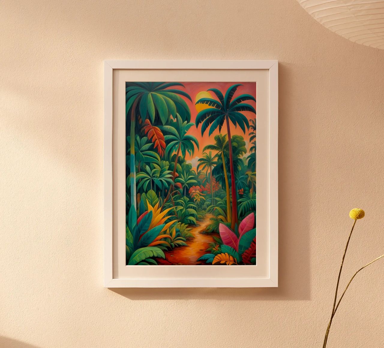 Colorful Native Forest - Tropical Collection poster by Conde Arte