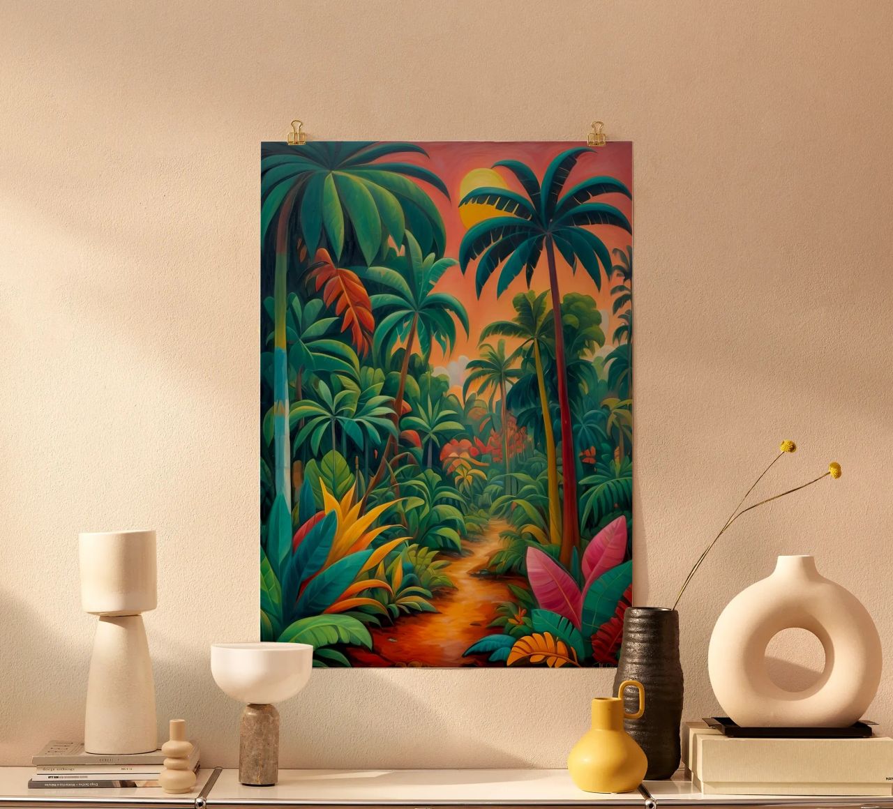 Colorful Native Forest - Tropical Collection poster by Conde Arte