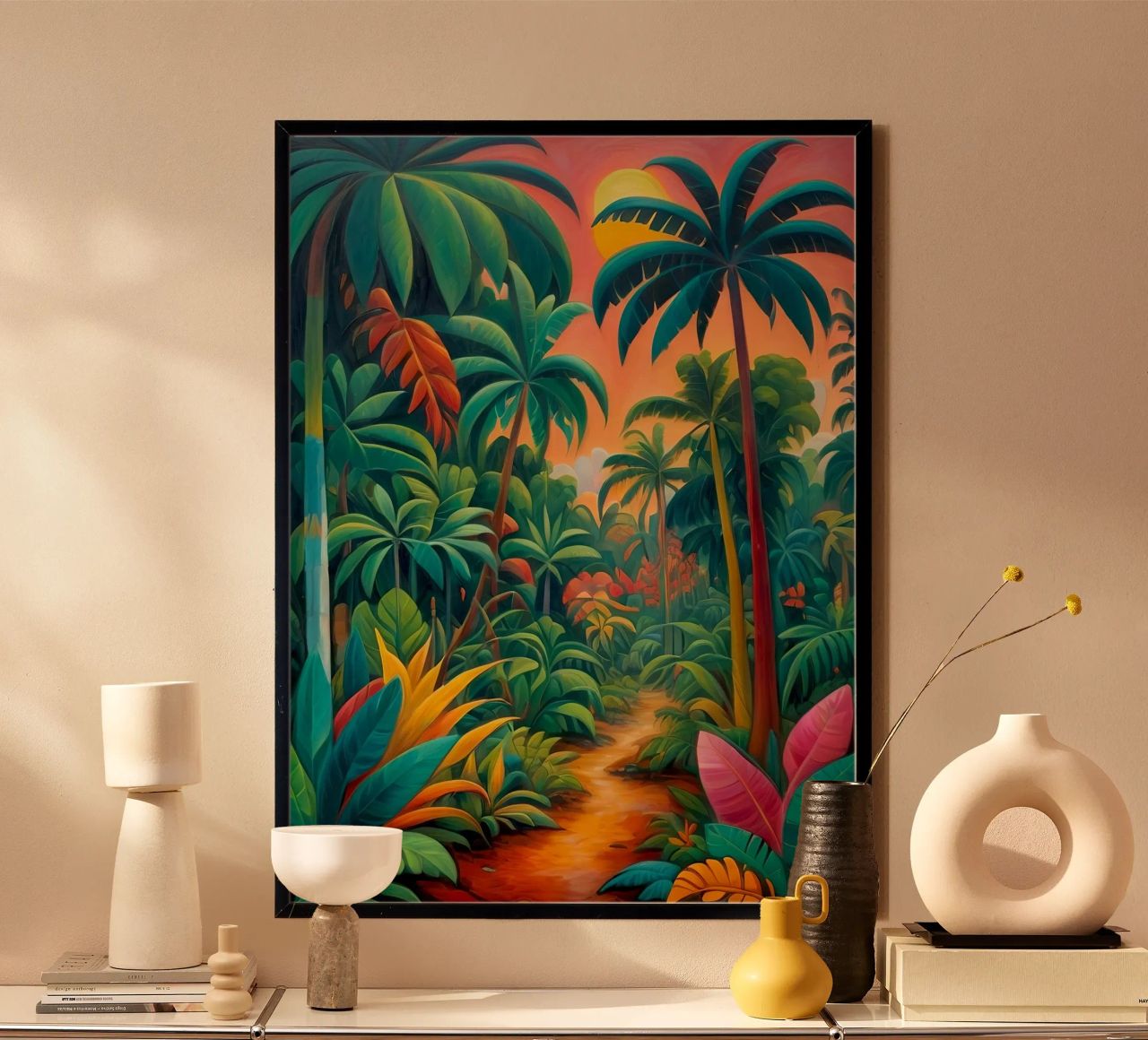 Colorful Native Forest - Tropical Collection poster by Conde Arte