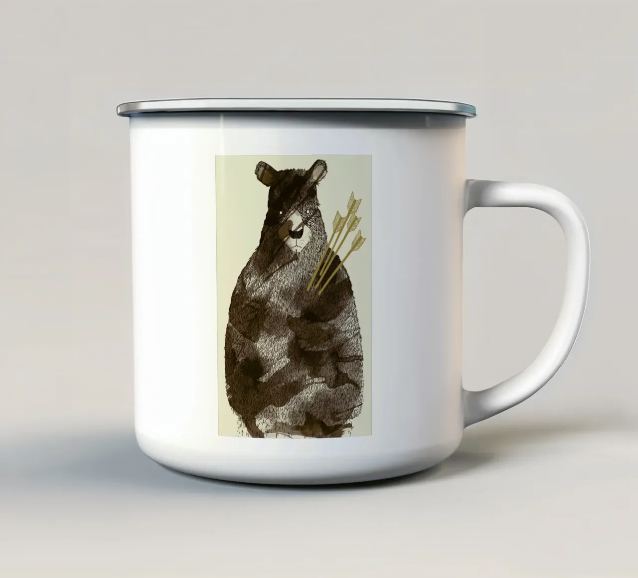In Love tazza in smalto da Tobe Fonseca