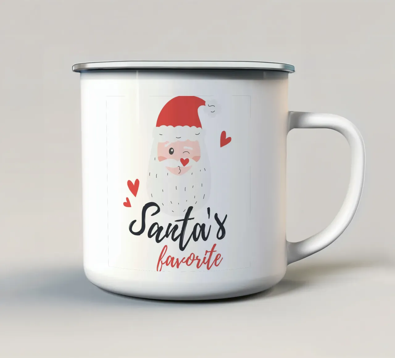 Santa's Favourite tazza in smalto da Dreamer10