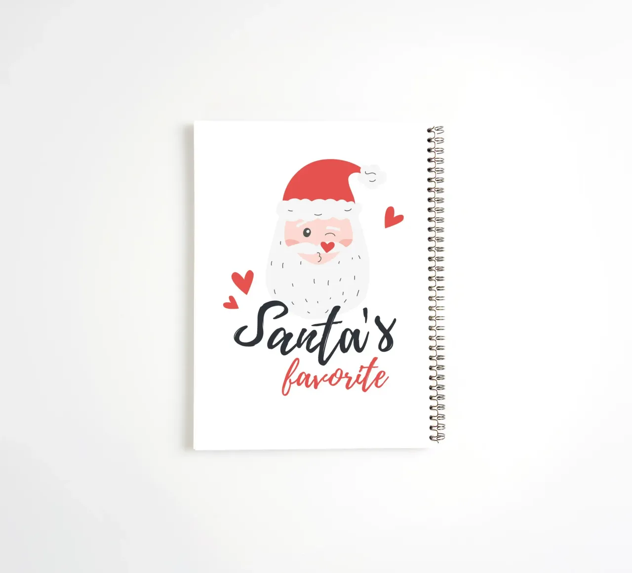 Santa's Favourite spiral notebook by Dreamer10