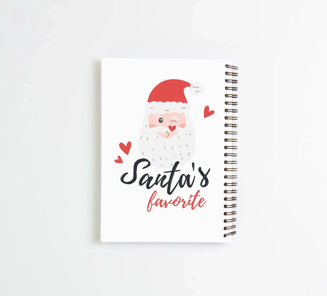 Santa's Favourite spiral notebook by Dreamer10