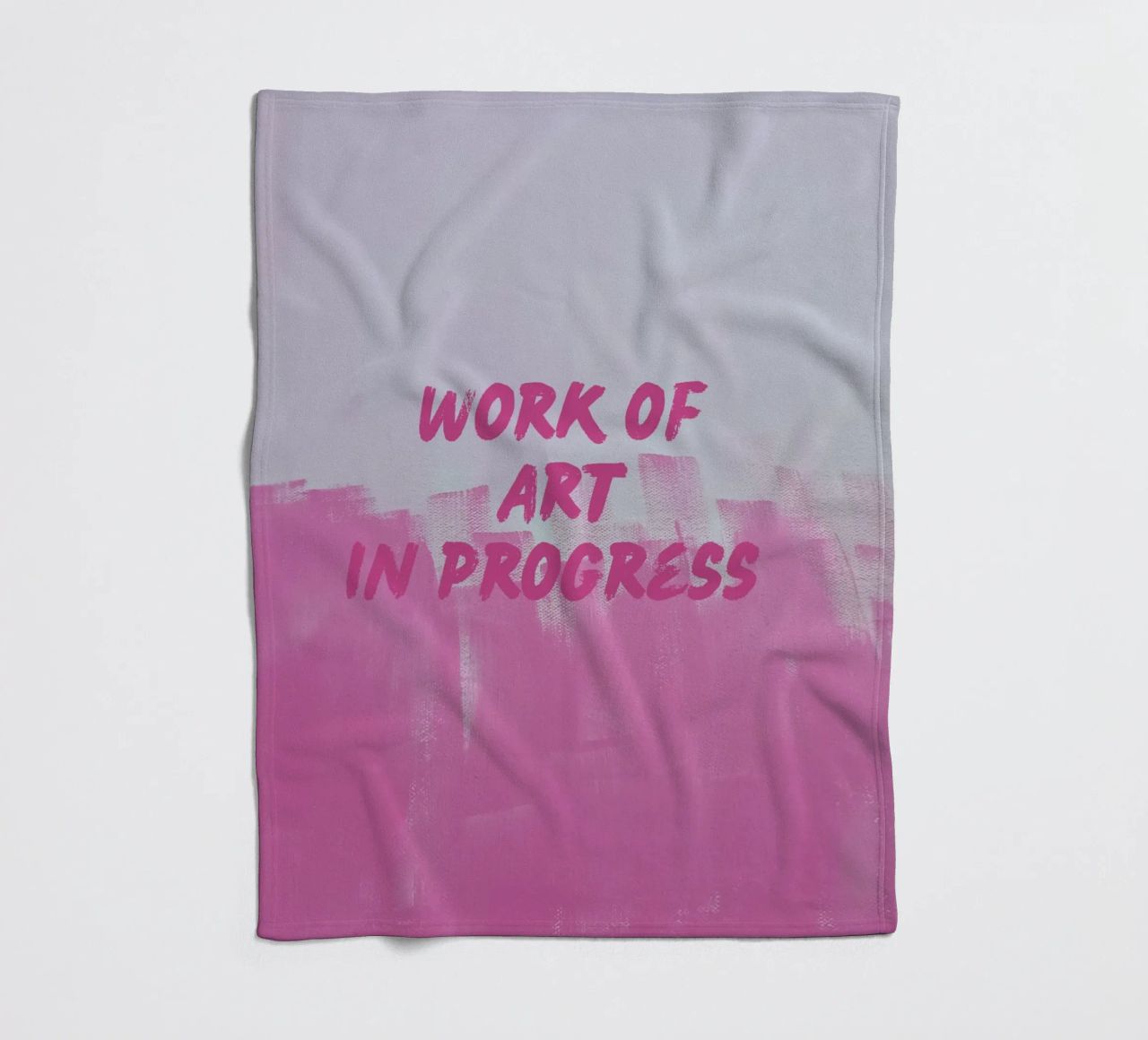 Work Of Art In Progress coperta in pile da FABOArt
