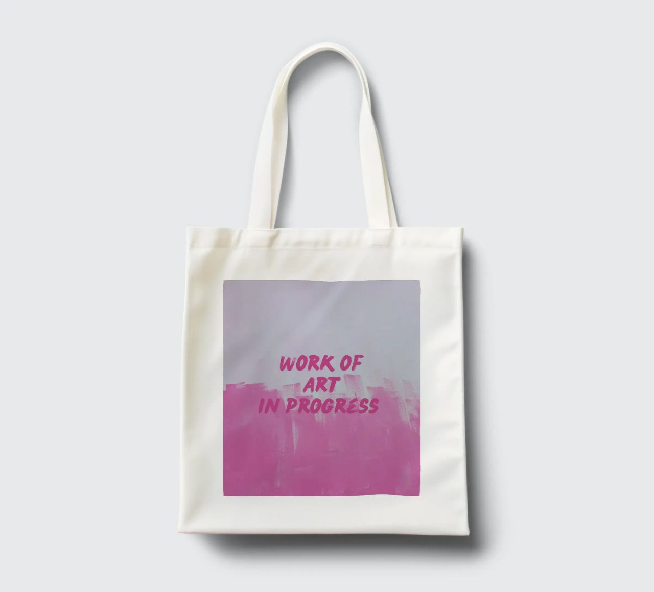 Work Of Art In Progress borsa in juta da FABOArt