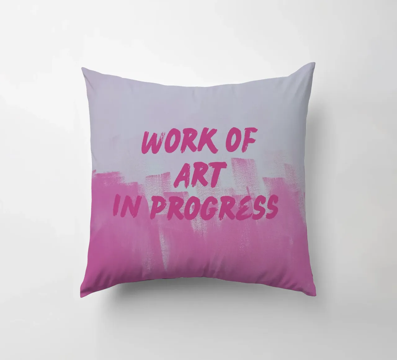 Work Of Art In Progress decorative cushion by FABOArt