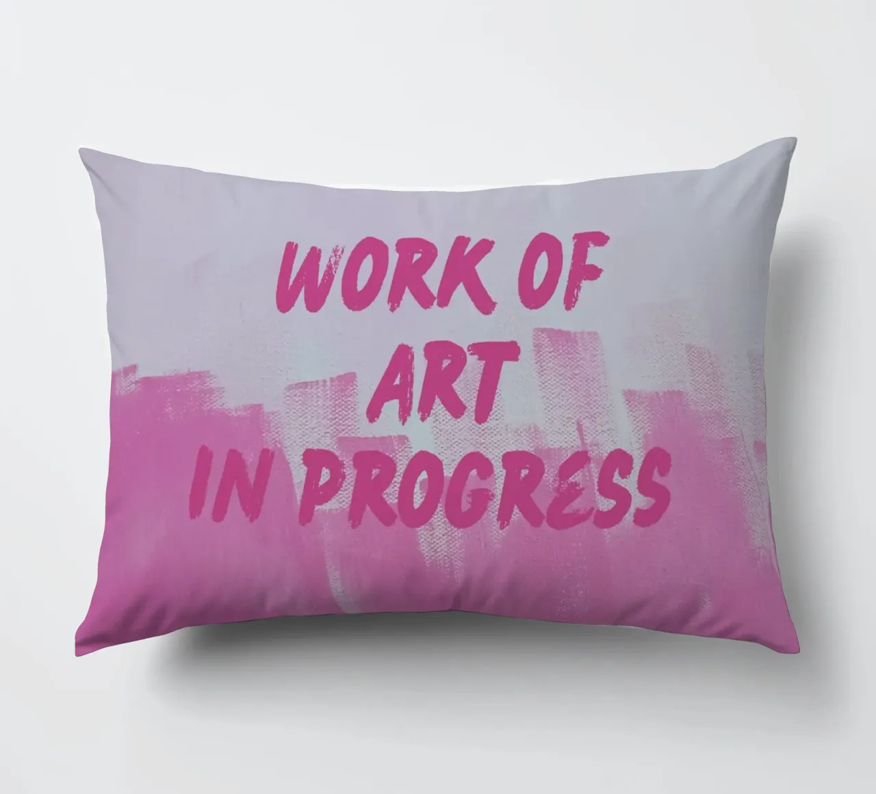 Work Of Art In Progress decorative cushion by FABOArt