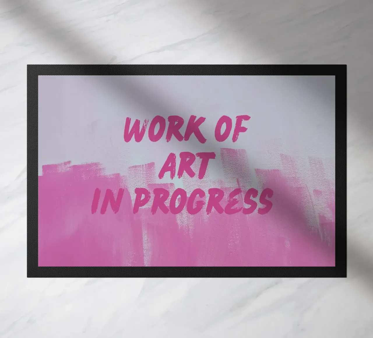 Work Of Art In Progress Fußmatte von FABOArt