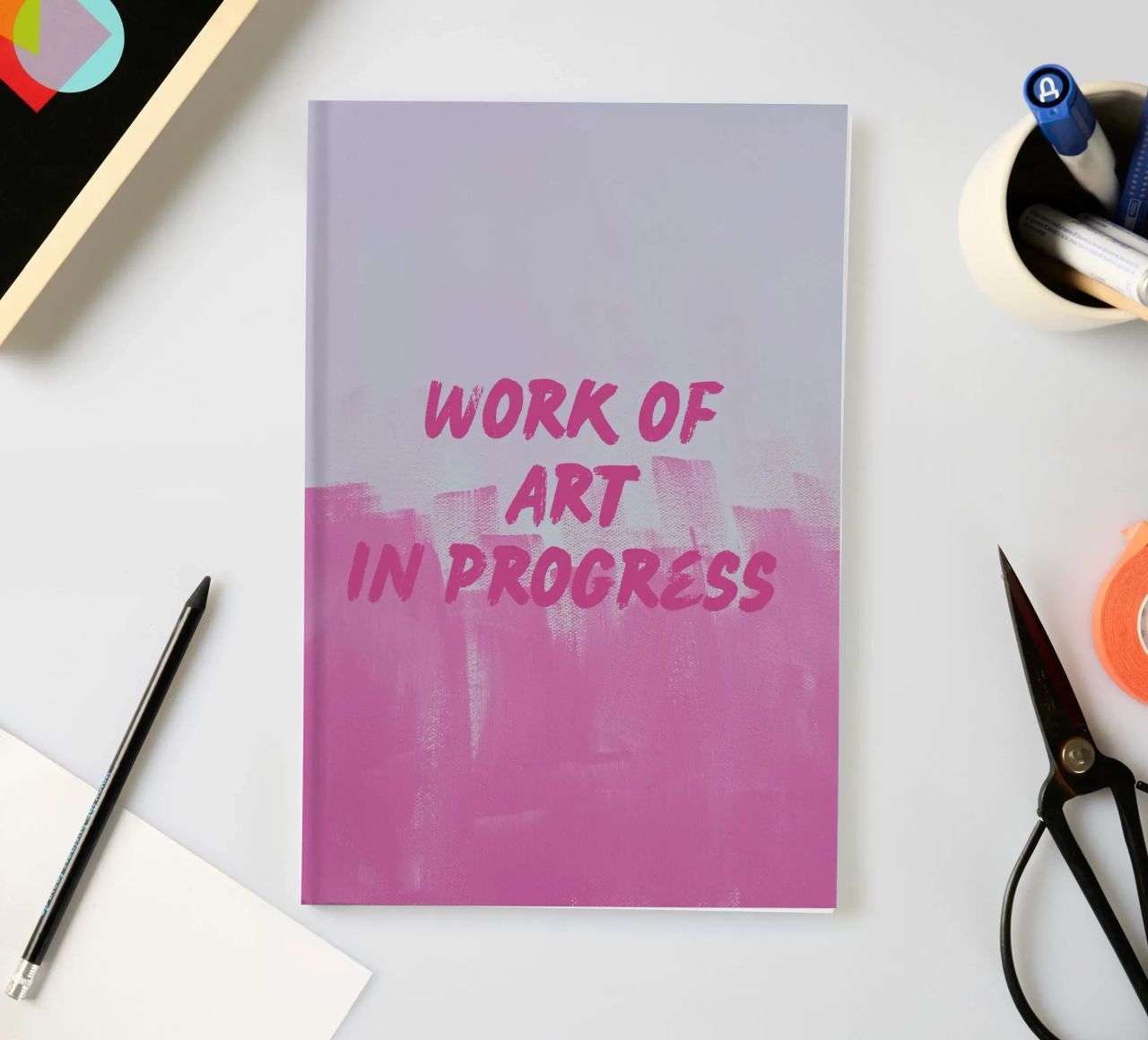 Work Of Art In Progress notebook by FABOArt