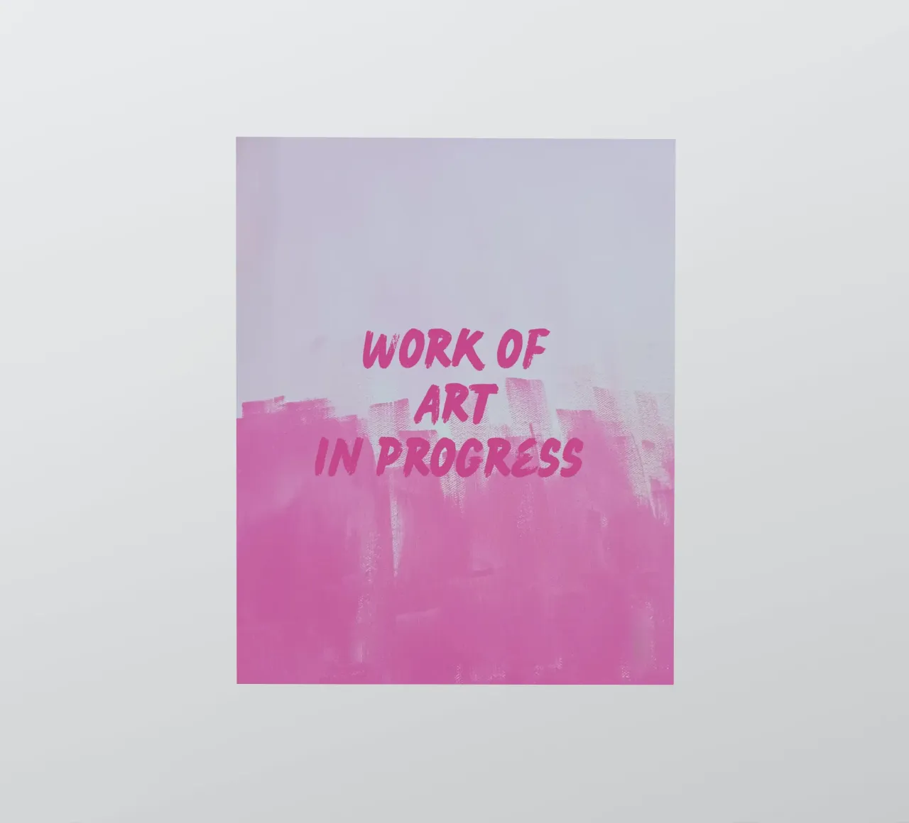 Work Of Art In Progress adesivo da FABOArt