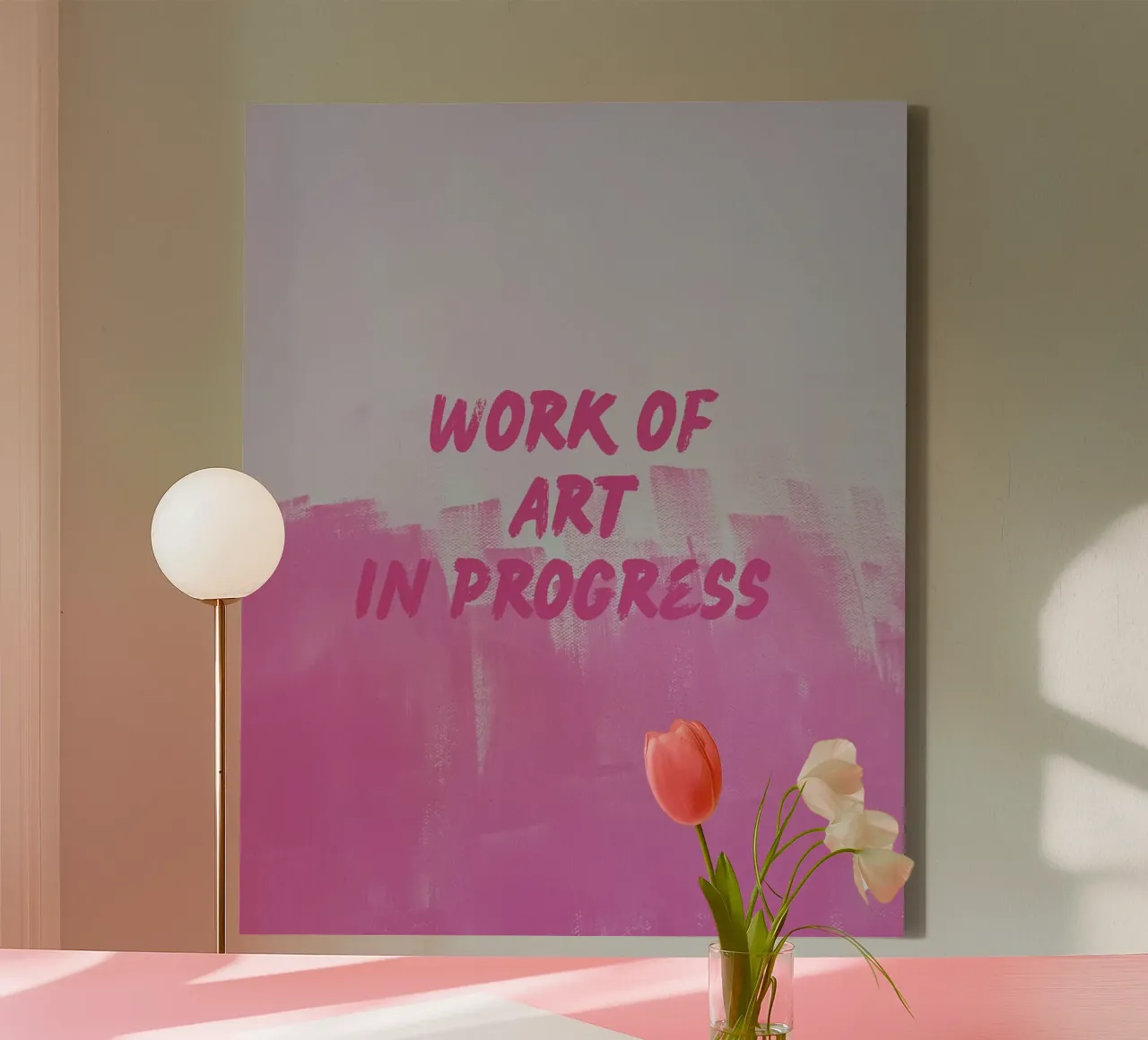 Work Of Art In Progress tela da FABOArt