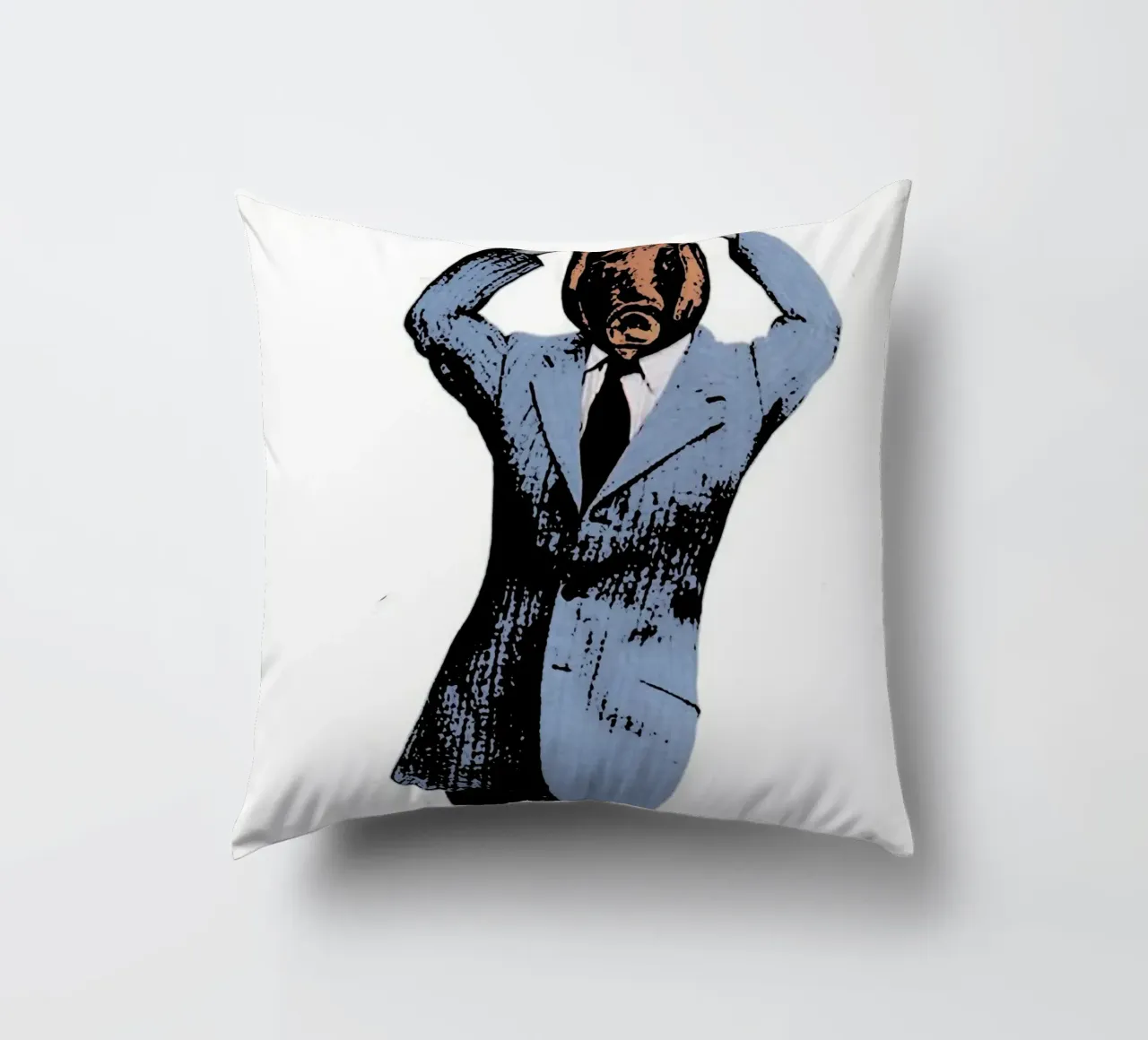 Maiale in camoscio Arte cuscino da music soul