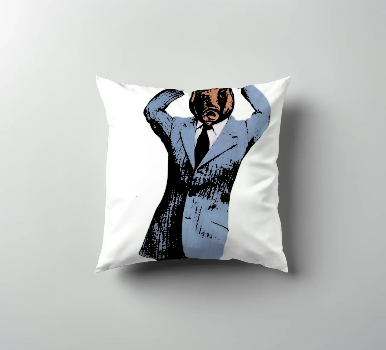Maiale in camoscio Arte cuscino da music soul