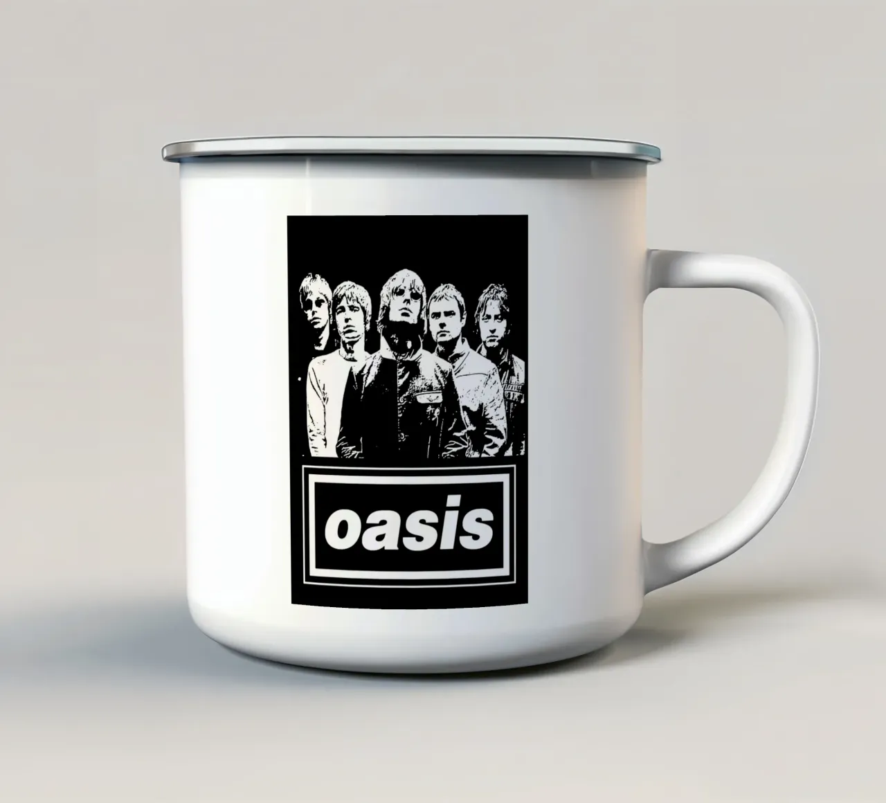 Oasi 2 Arte tazza in smalto da music soul