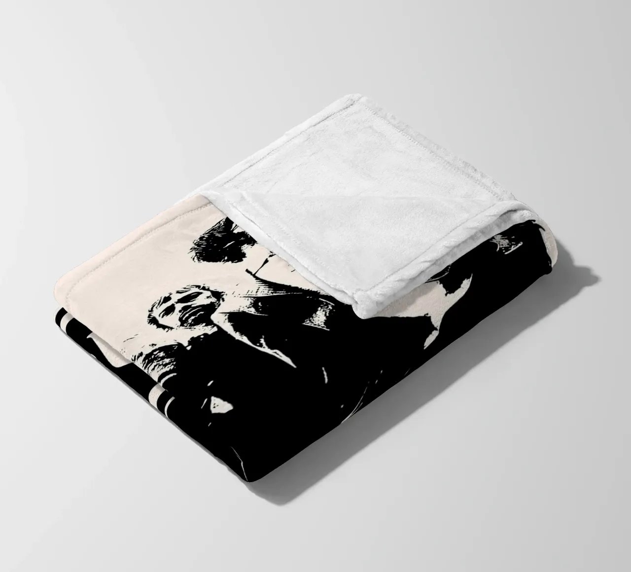 Oasis Art fleece blanket by music soul