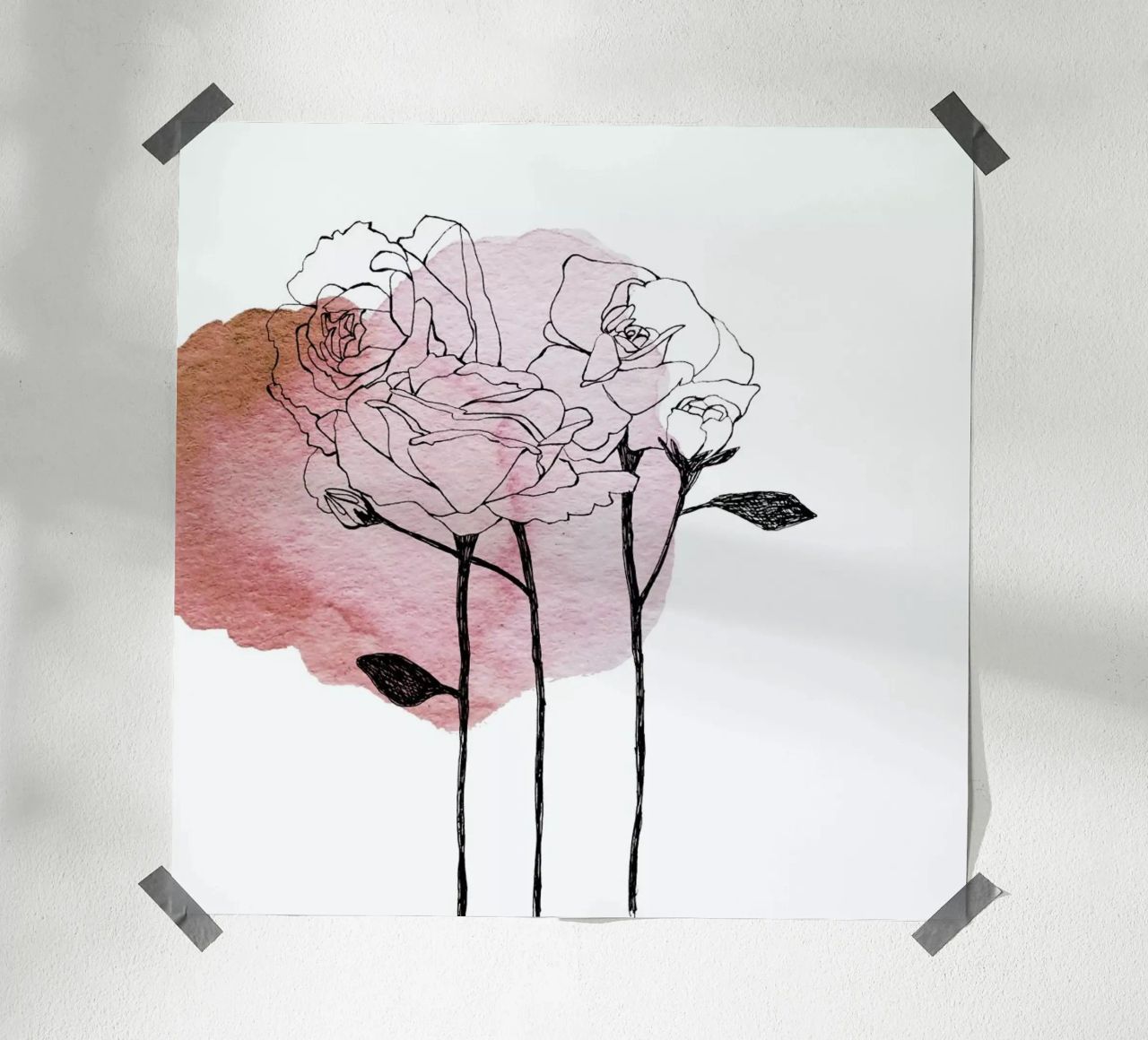 Garden Roses poster de Morgan Kendall