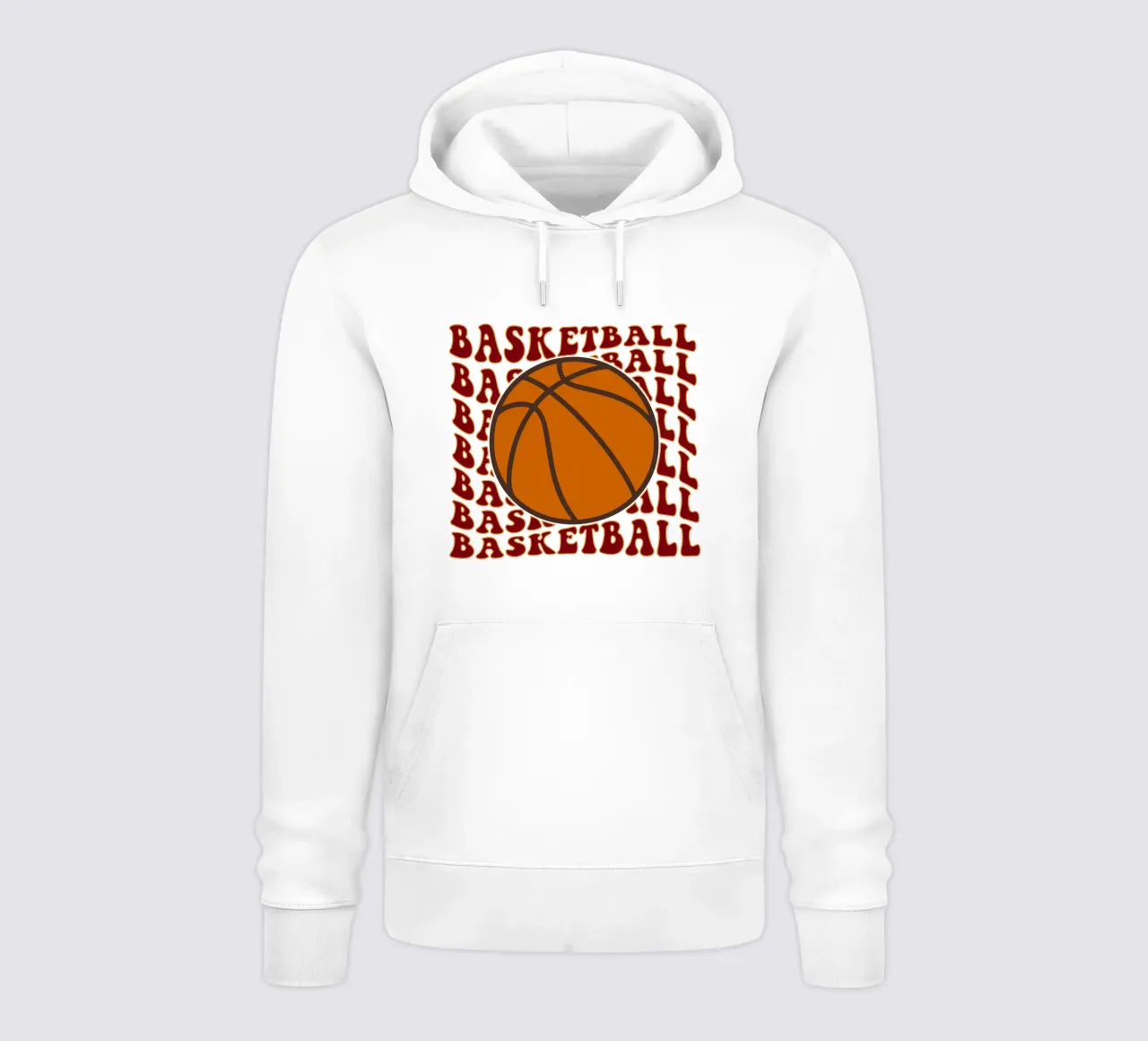 basket art design felpa con cappuccio da ririedis