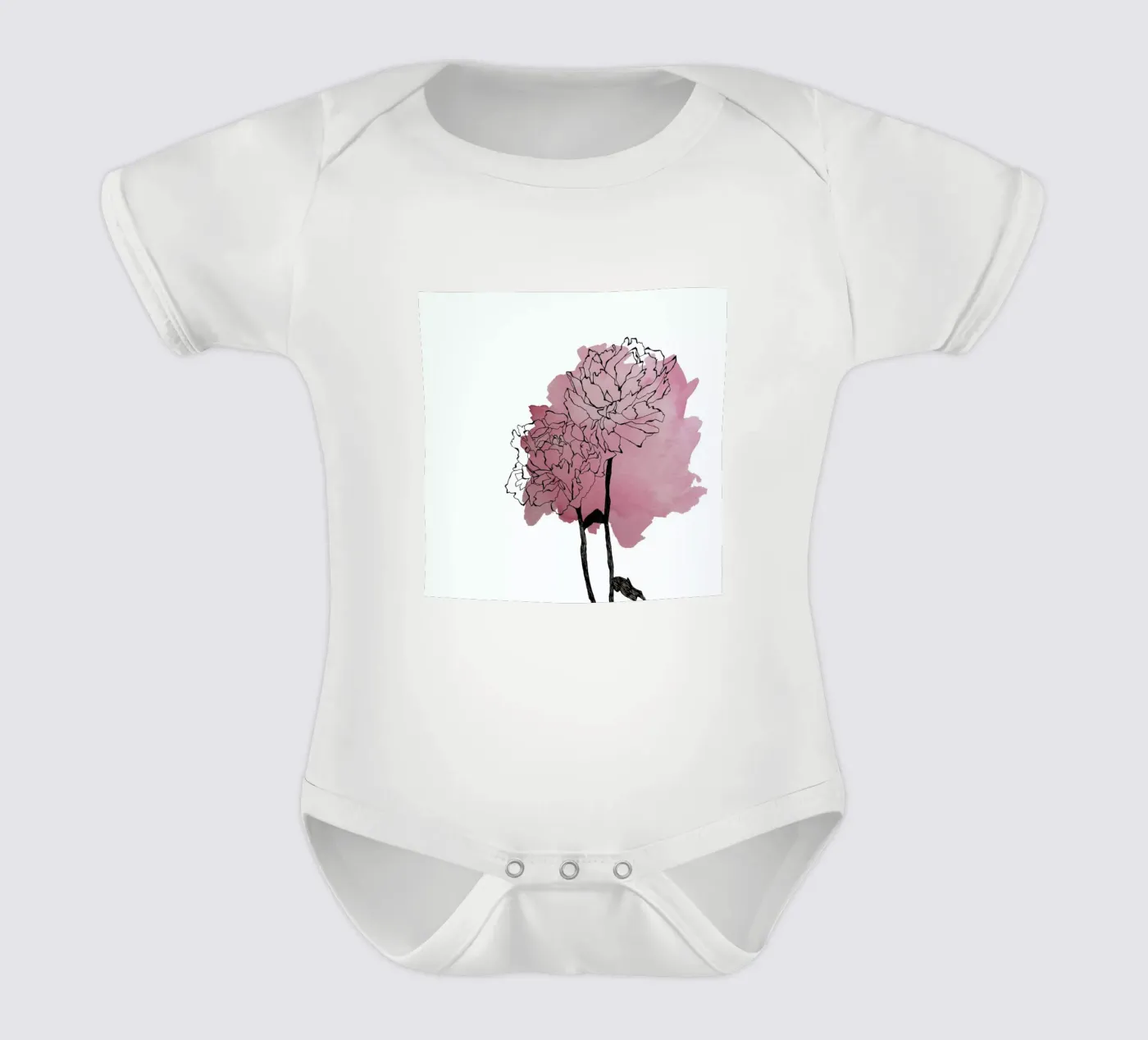 Peonies body bébé de Morgan Kendall