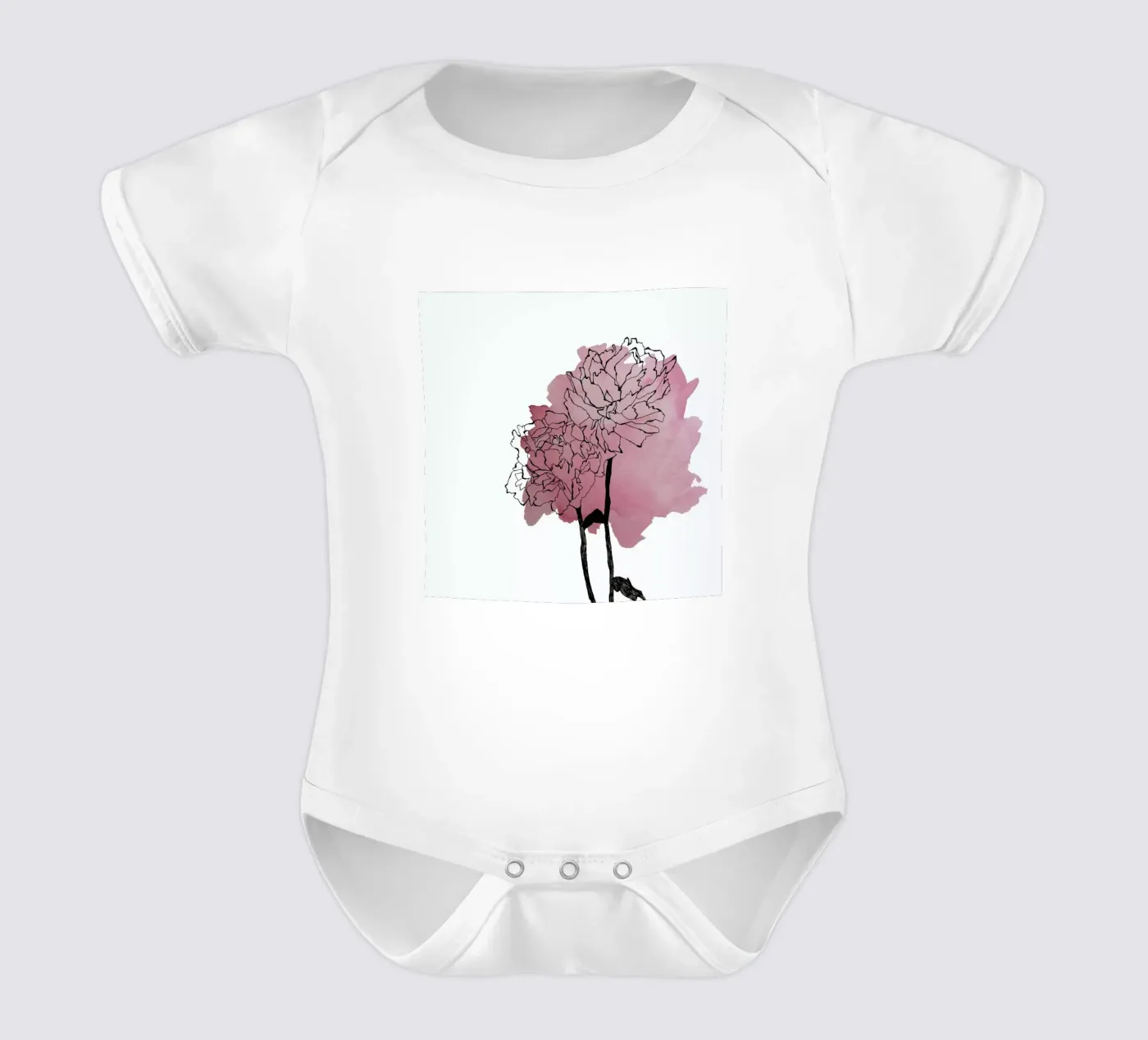 Peonies body bébé de Morgan Kendall