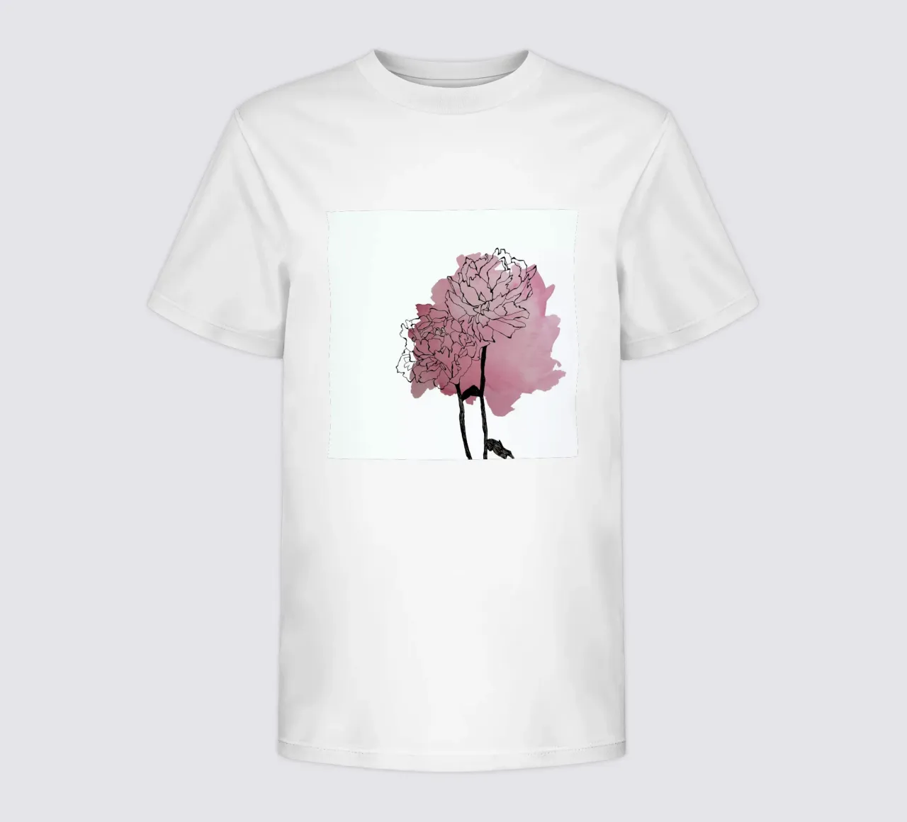 Peonies t-shirt bambini da Morgan Kendall