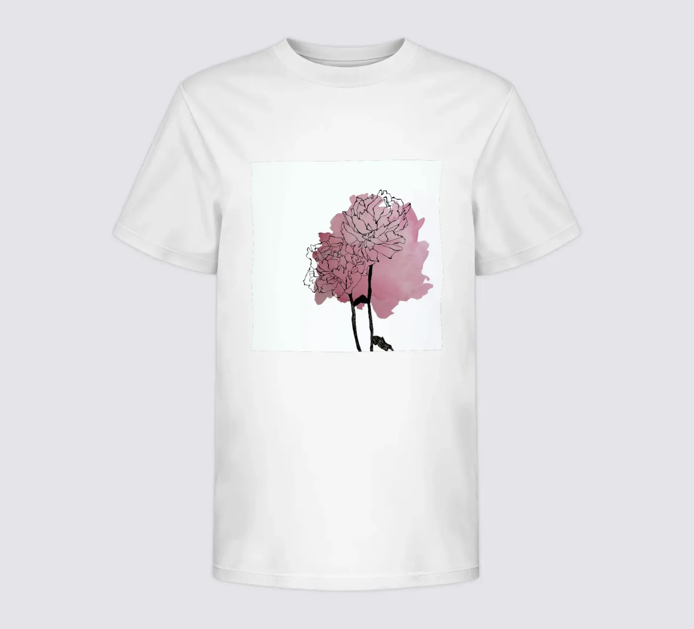 Peonies t-shirt bambini da Morgan Kendall