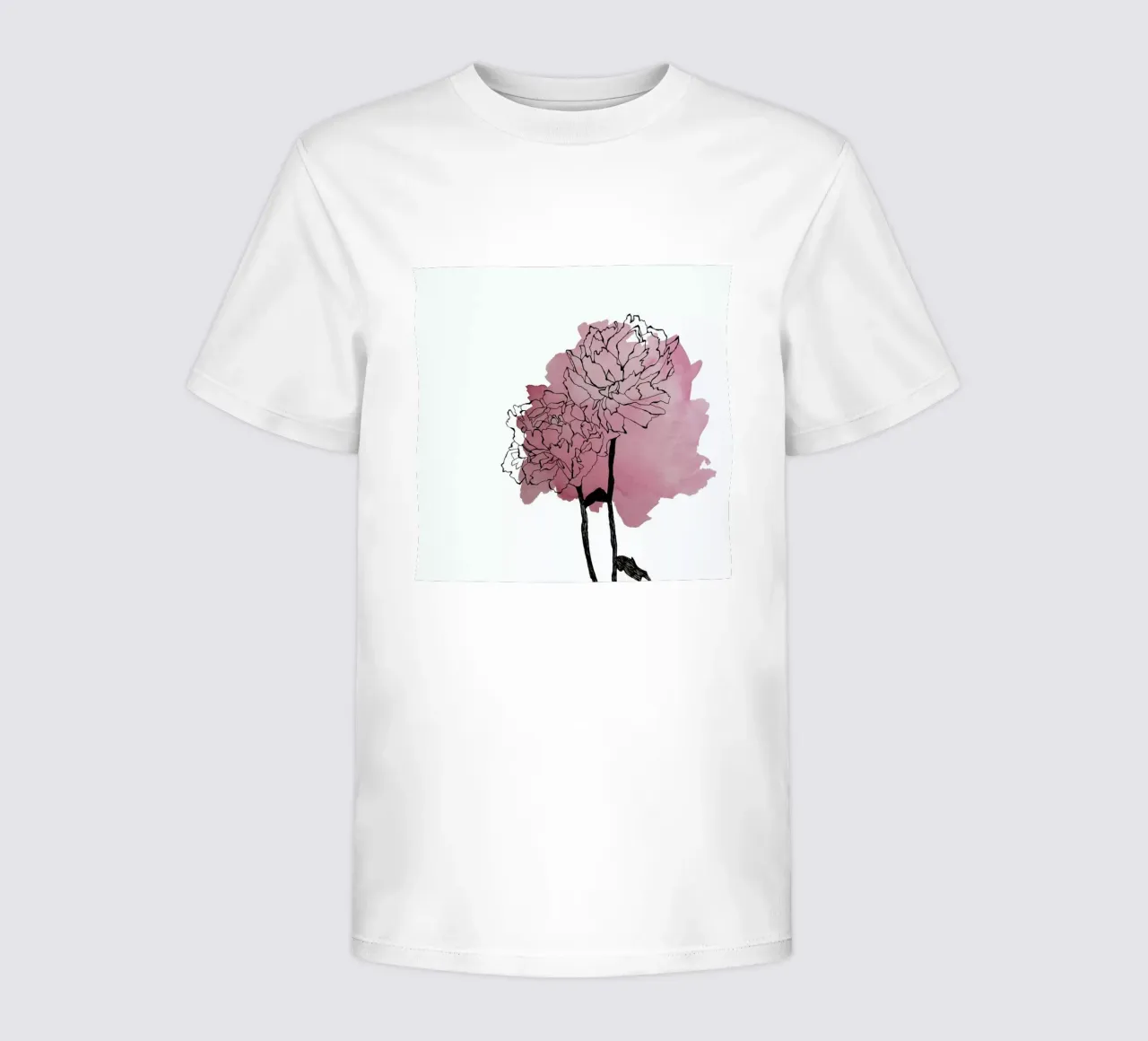 Peonies t-shirt bambini da Morgan Kendall