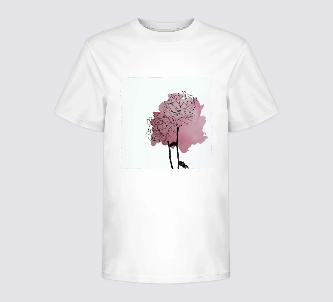 Peonies t-shirt bambini da Morgan Kendall