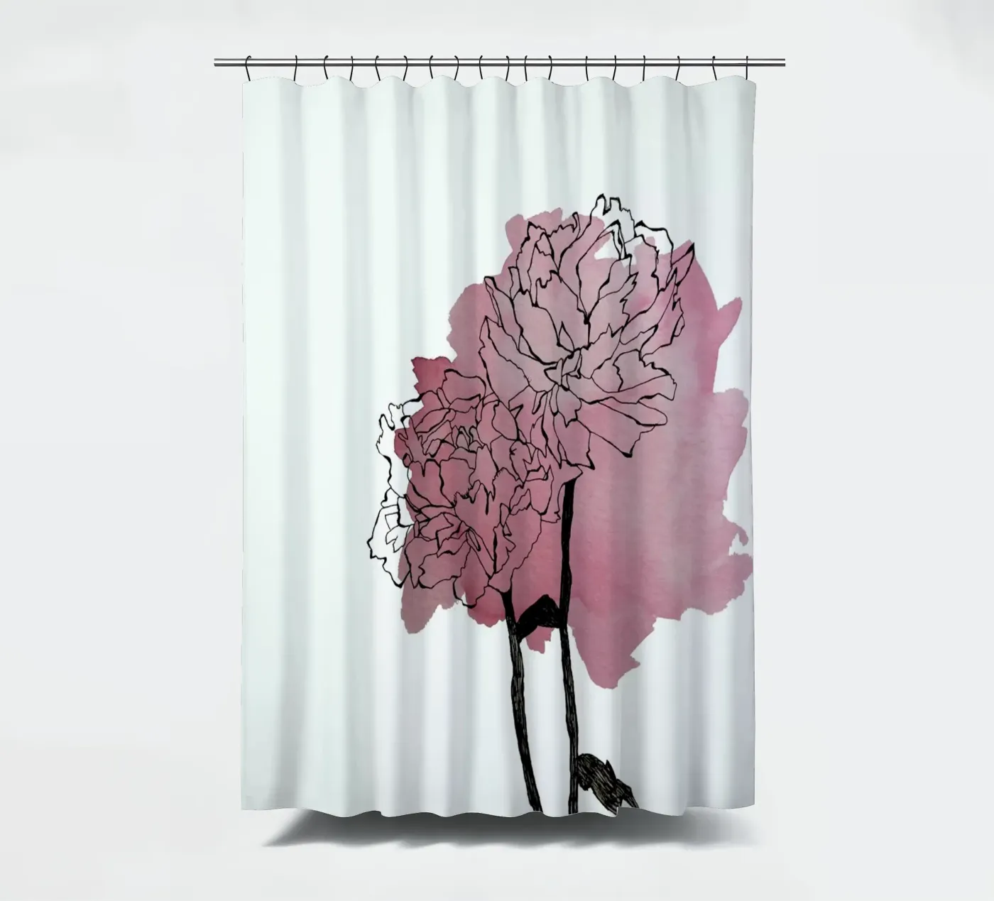 Peonies Duschvorhang von Morgan Kendall