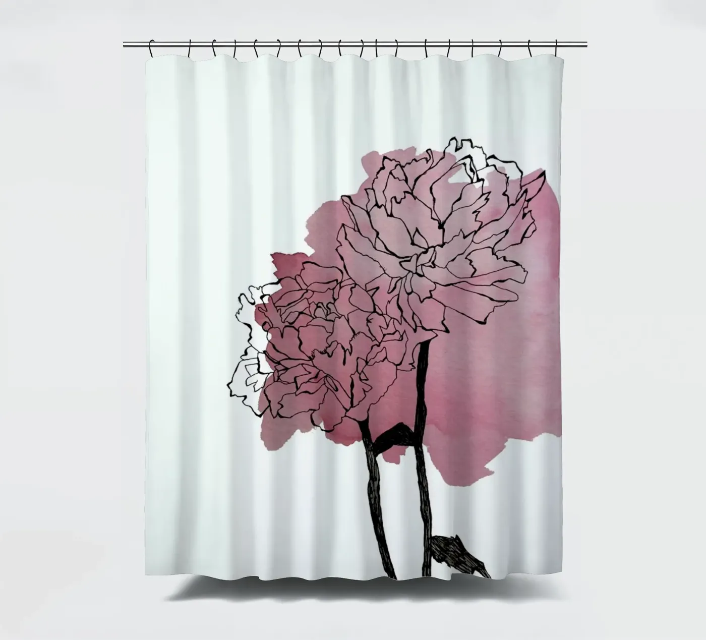 Peonies Duschvorhang von Morgan Kendall