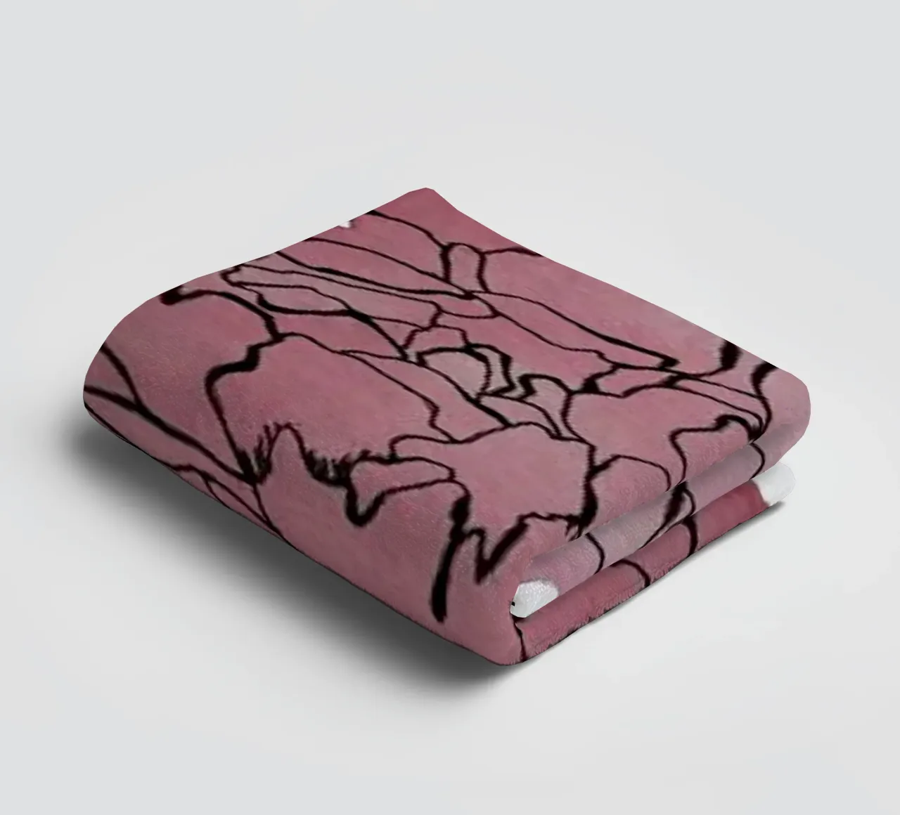 Peonies towel by Morgan Kendall