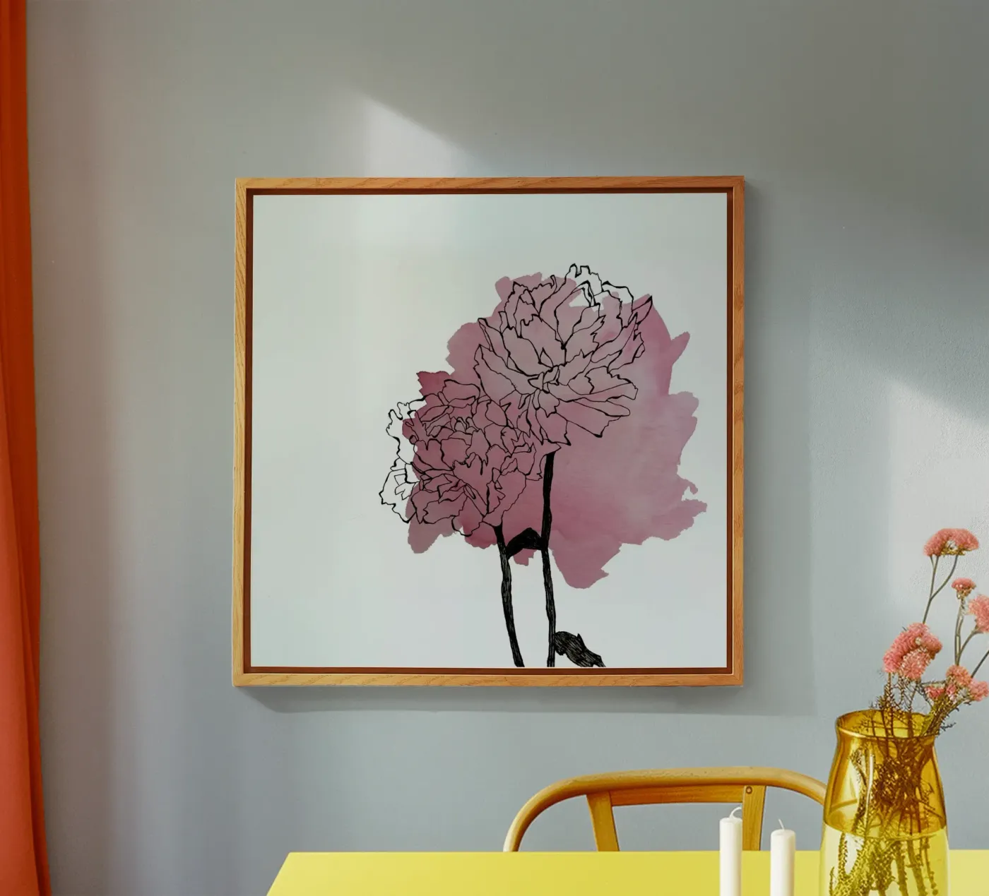 Peonies plexiglass da Morgan Kendall