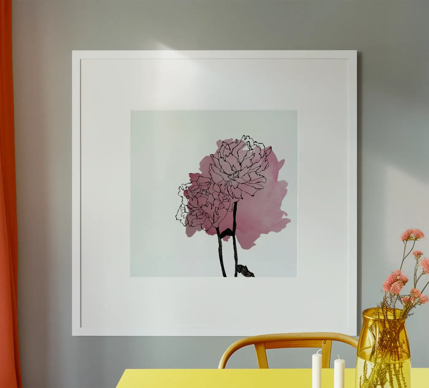 Peonies poster by Morgan Kendall
