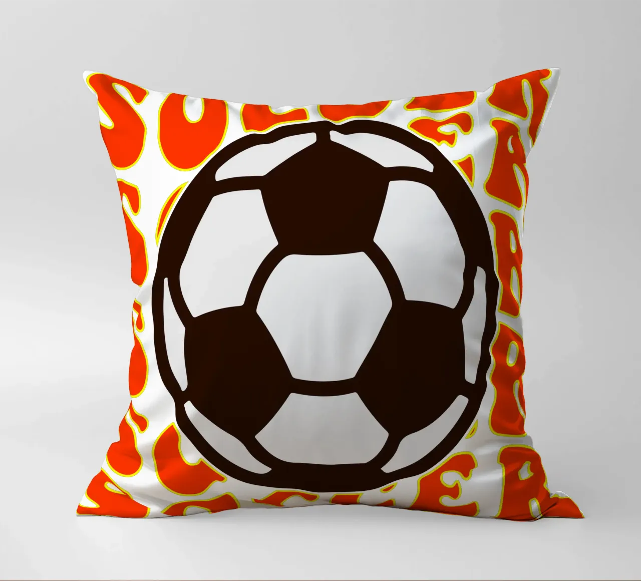 calcio art design cuscino da ririedis