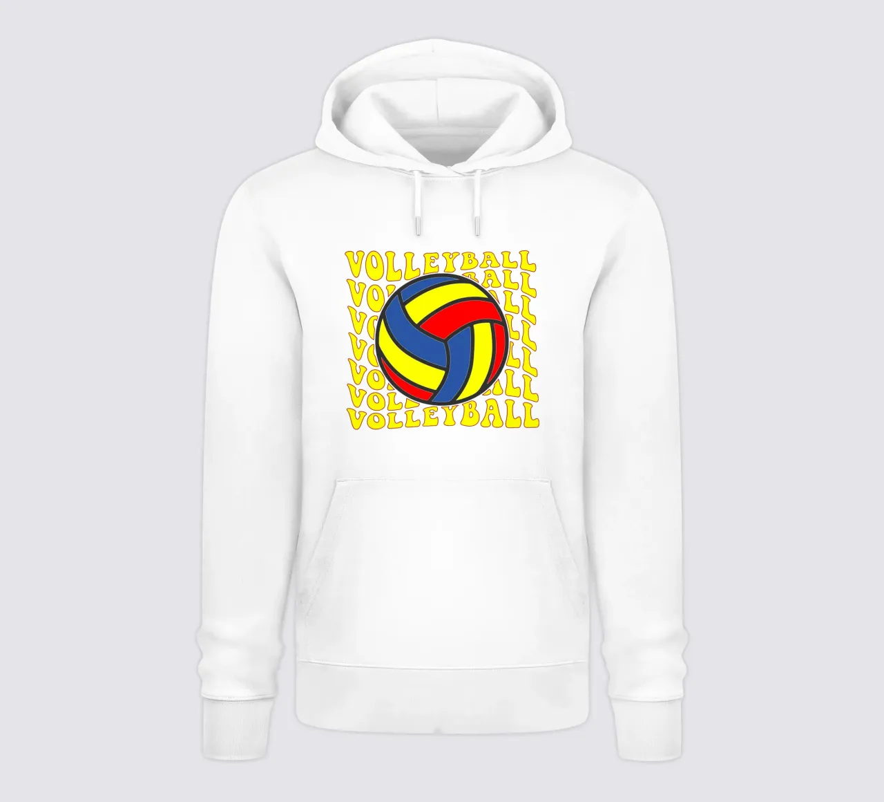 pallavolo art design felpa con cappuccio da ririedis