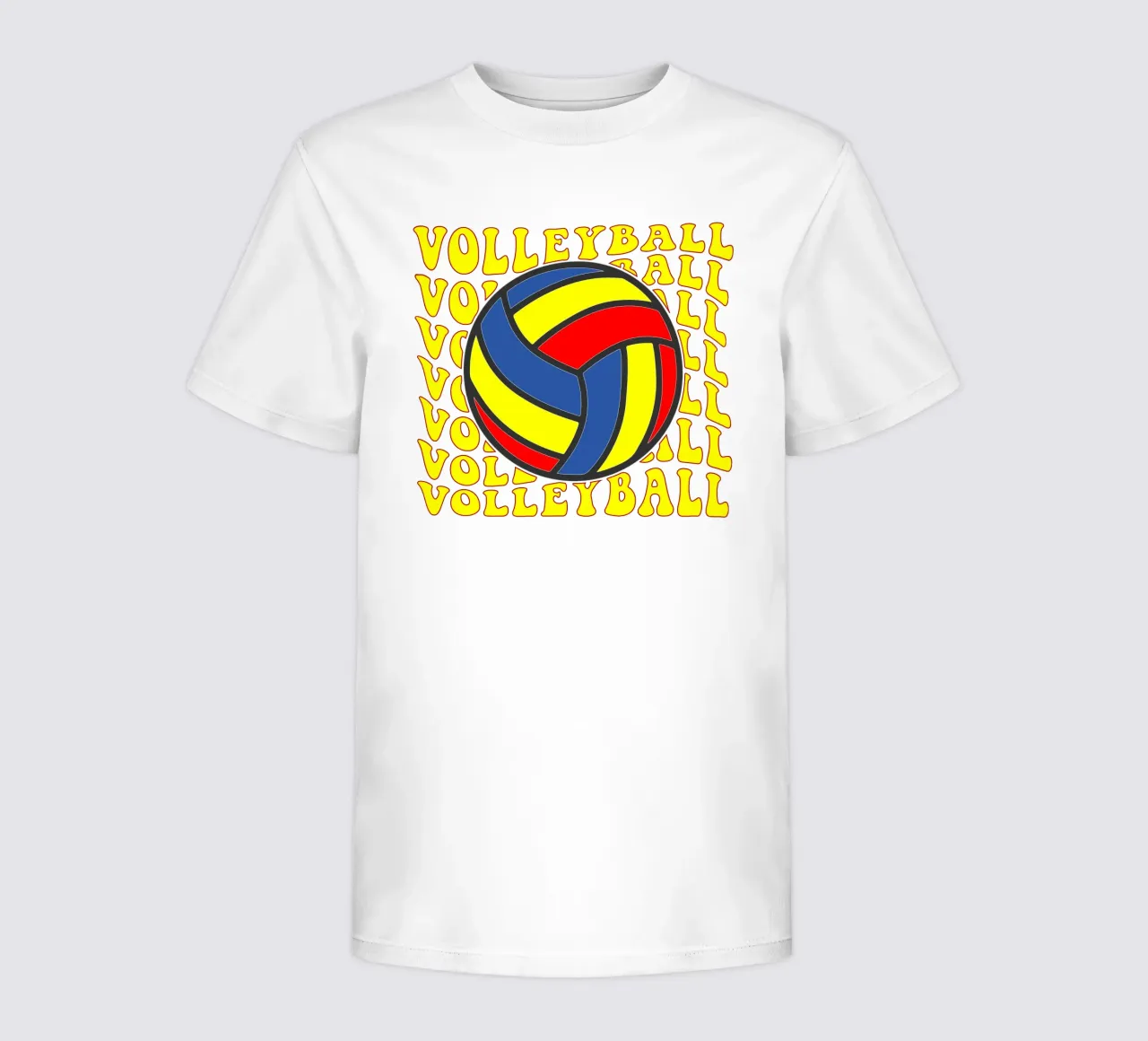Volleyball-Kunstdesign Kinder T-Shirt von ririedis