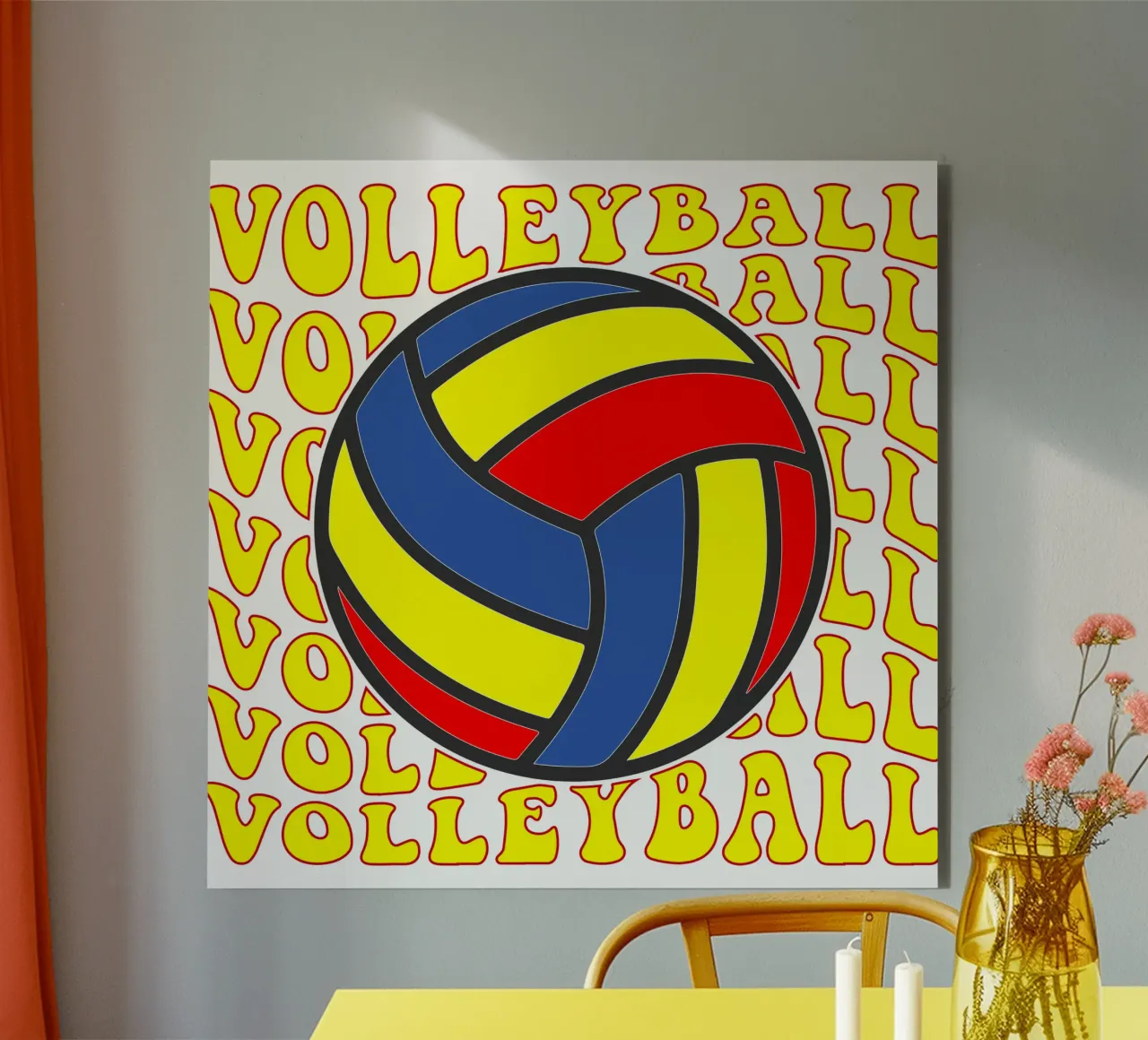 pallavolo art design alluminio dibond da ririedis