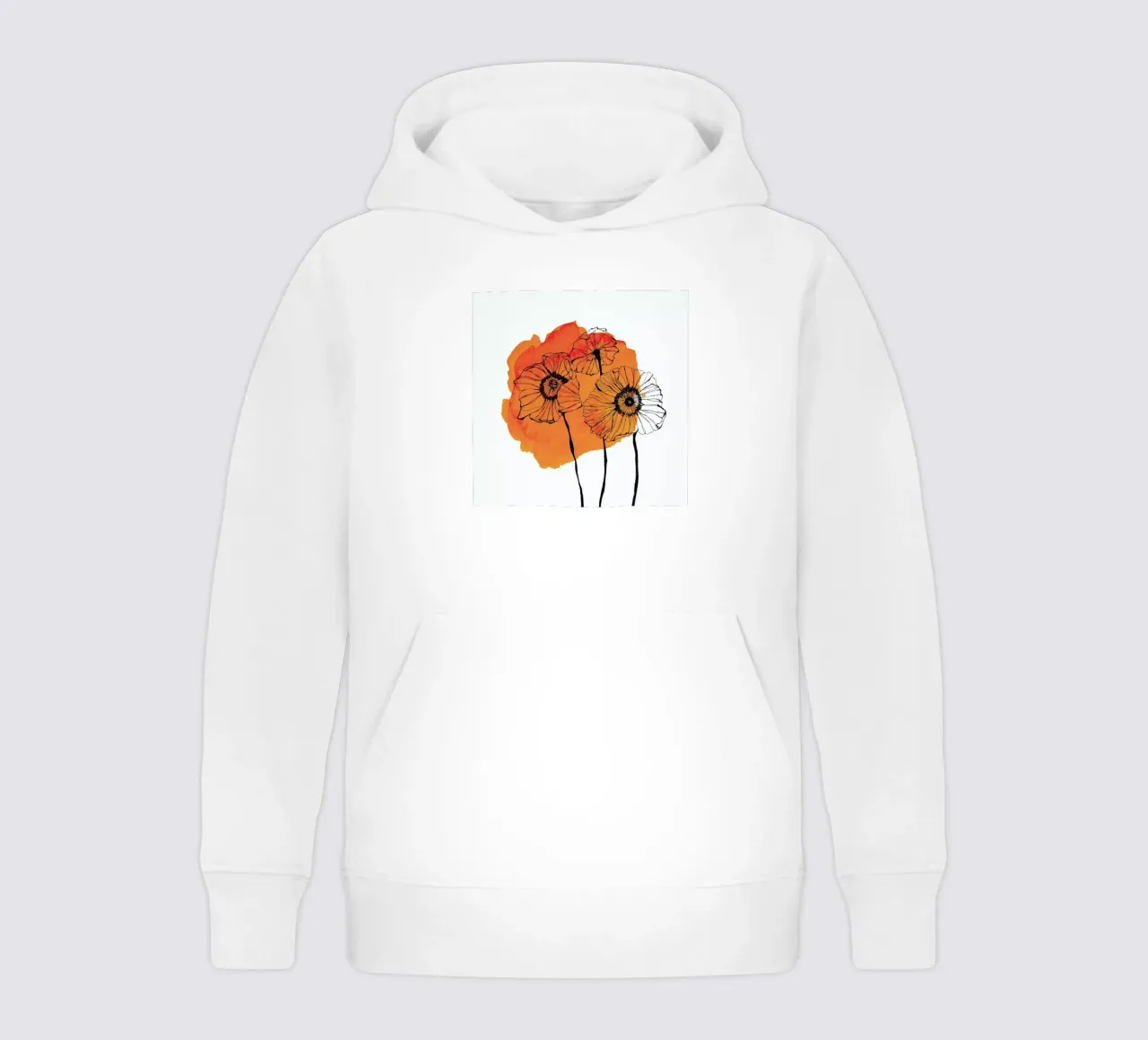 Poppies Kinder Hoodie von Morgan Kendall