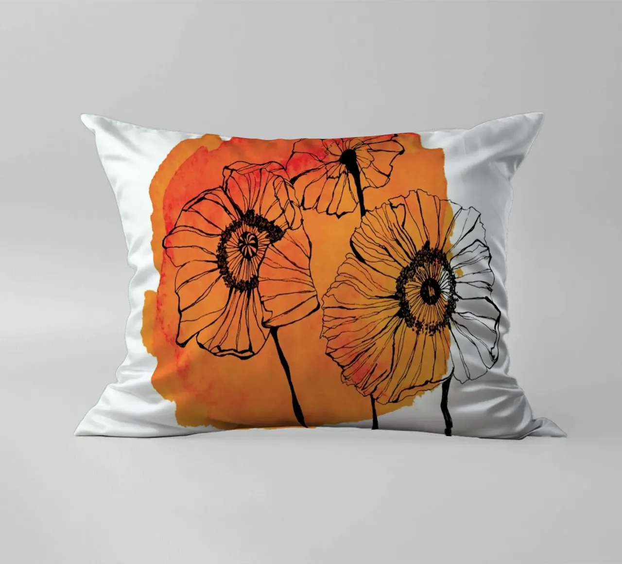 Poppies cuscino da Morgan Kendall