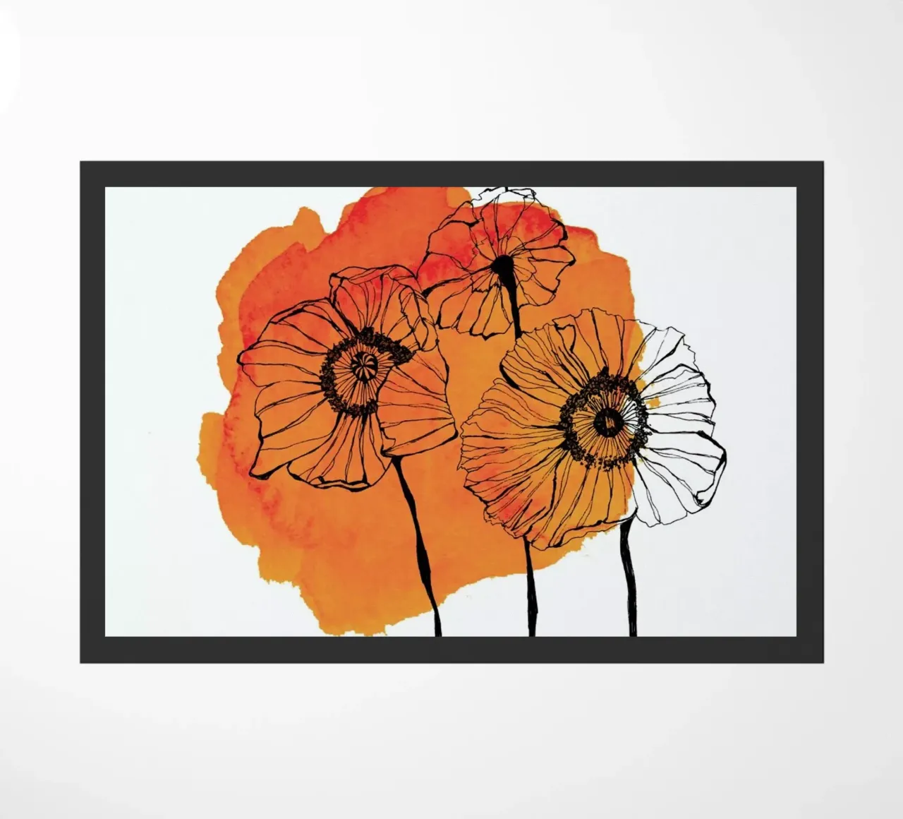 Poppies zerbino da Morgan Kendall