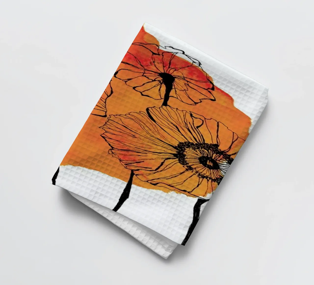 Poppies canovaccio da cucina da Morgan Kendall